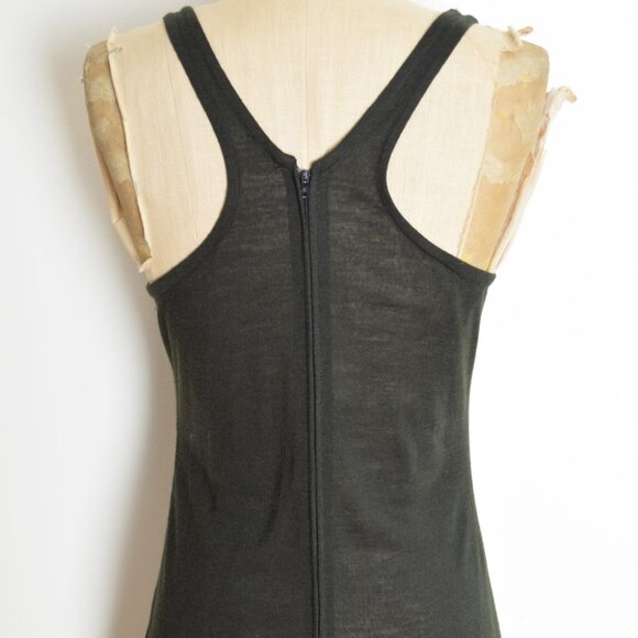 vintage 70s dress black sequin HEART wings racerback disco long maxi sundress S - Picture 8 of 8